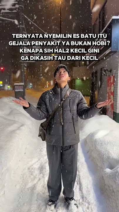 BAHAYA SUKA NYEMILIN ES BATU GEJALA PENYAKIT SERIUS