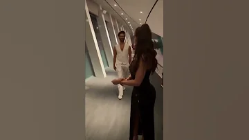 Nora Fatehi Shahid Kapoor At IIFA Award 2022 At Abu Dubi FR Hits 