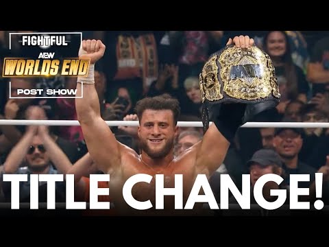 Mjf Wins World Title, Moxley Wins C2 At Aew World's End 2025 Full Show Review & Results W/ Srs