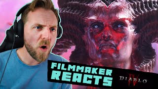FILMMAKER REACTS TO DIABLO IV ANNOUNCE CINEMATIC | BY THREE THEY COME