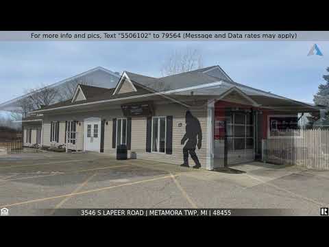 3546 S LAPEER Road, Metamora Twp, MI home video tour