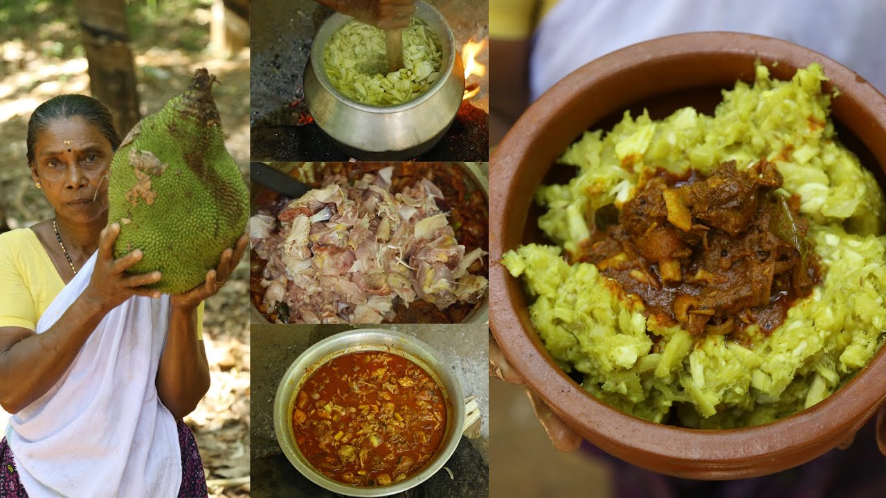 നാടൻ ചക്കയും നാടൻ കോഴിയും എന്റെ പോന്നോ ഒരു രക്ഷയില്ലാത്ത കോംബോ| Kerala Jackfruit With Chicken Curry