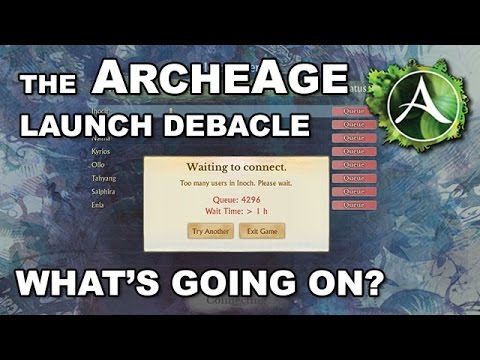 The ArcheAge Launch Debacle - What&rsquo;s Going Wrong? (Queues, Founder Packs & Exploits)