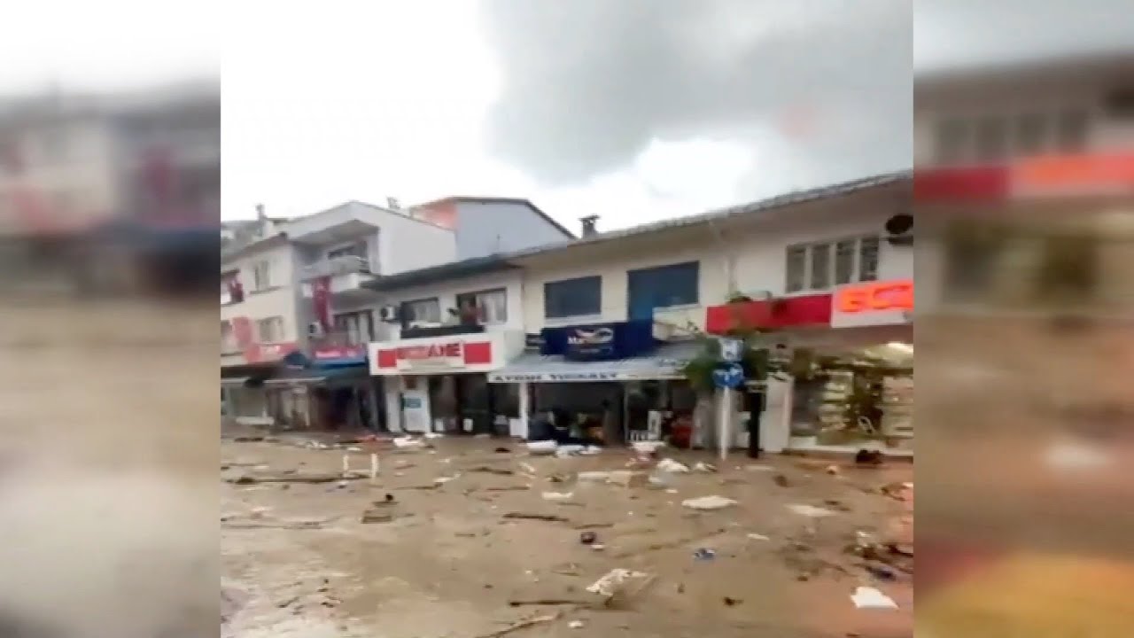 GLOBALink Death toll climbs to 62 in Turkey's floods, dozens still