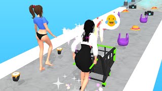 Beauty Run 👸👗👙 All Levels Gameplay Android,ios screenshot 3