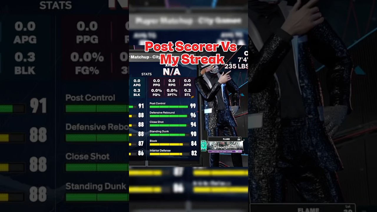 NBA 2k26: My 6’7 vs 7’4 Post Scorer 
