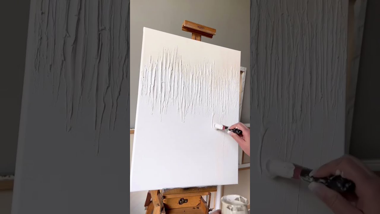 Abstract Art Tutorial For Beginners Acrylic Mid Century Modern