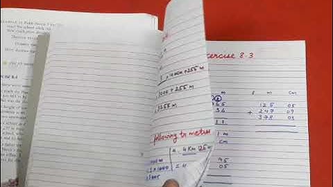 Class 3 ICSE Maths  U - 8 measurement Ex 8.3 & 8.4