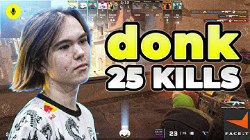 CS2 POV | donk Faceit Ranked (Mirage) with Magnojez - Voice Comms 25-14