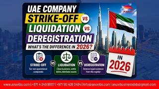 UAE Company Strike-Off vs Liquidation vs Deregistration (2026) | Which One Should You Choose