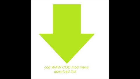 COD WAW MOD MENU DOWNLOAD
