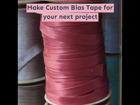 How To Make BIAS TAPE (single and double fold) and use the Bias