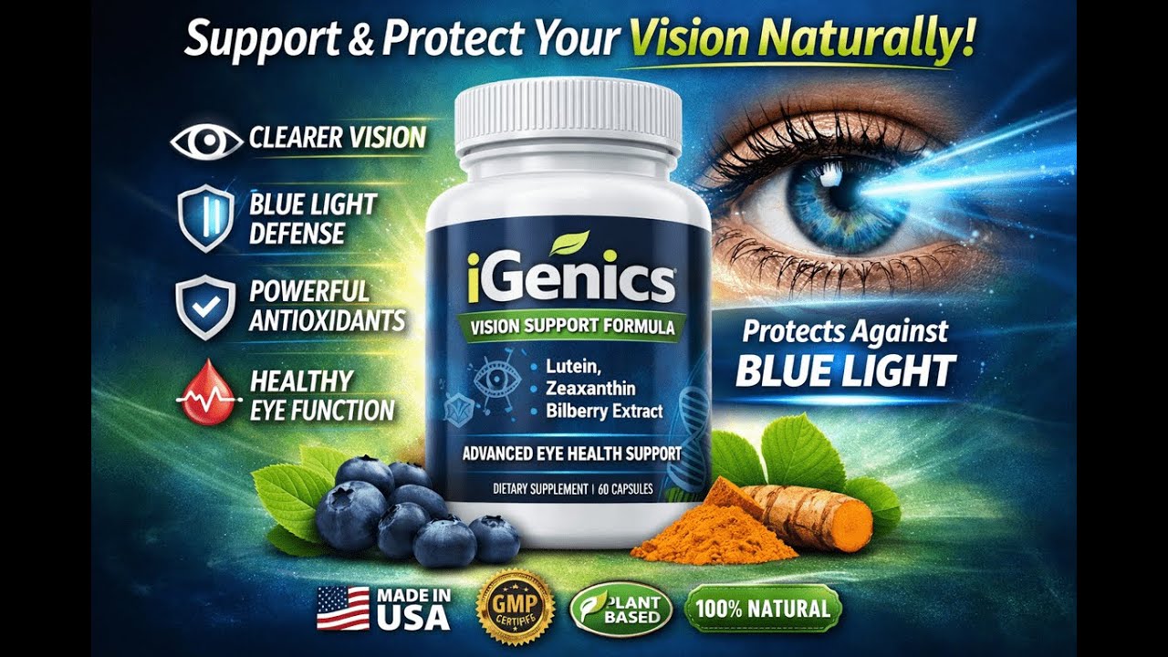 👁️ iGenics Review – Natural Vision Support for Clear, Healthy Eyes