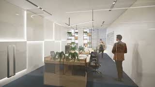 Office walkthrough animation