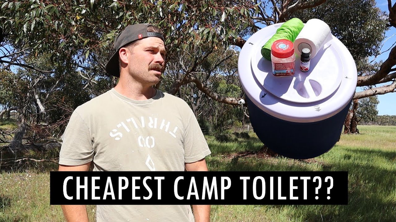 CHEAPEST camp toilet?? Small, lightweight toilet for travelling YouTube
