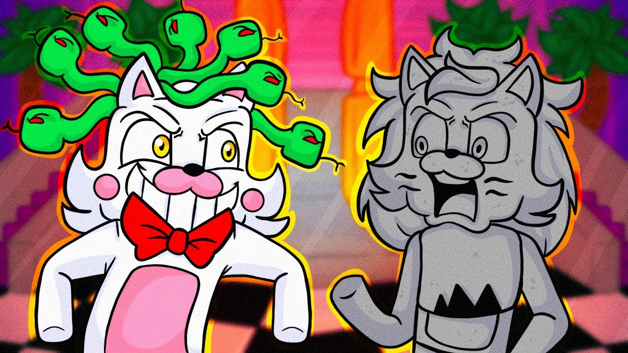 Funtime Foxy Gets Medusa Powers In Minecraft Fnaf