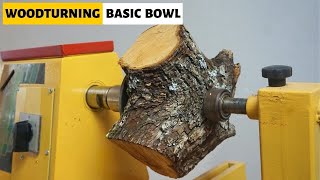 Woodturning Basic Bowl From Pear Wood