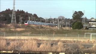 常磐線@2013.2.17～夕日の中の宴とE653系同士の最高の離合～