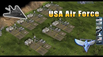 USA Air Force vs 3 HARD ARMY | Generals  Zero Hour