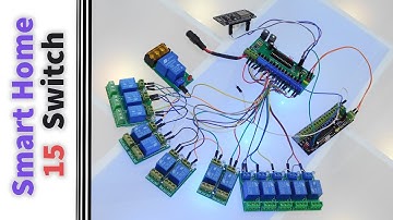 Smart home 15 switch Alexa & RemoteXY & switch wifi and  (recover switch valu)