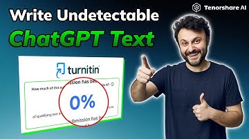 How to Write Undetectable AI Content |  AI Detection Bypass - Tenorshare AI Bypass