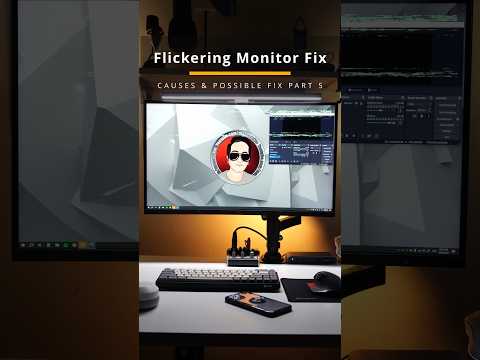 Flickering PC monitor causes & possible fix PART 5 #shorts