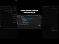 Python Opened a Website Automatically 😳 | Python Automation #python #coding