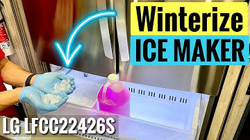 How to Winterize RV Residential Refrigerator | Ice Maker Only