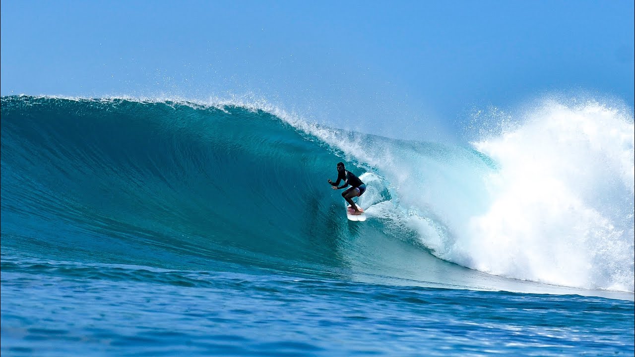 Surfing Maldives Cokes on Fire