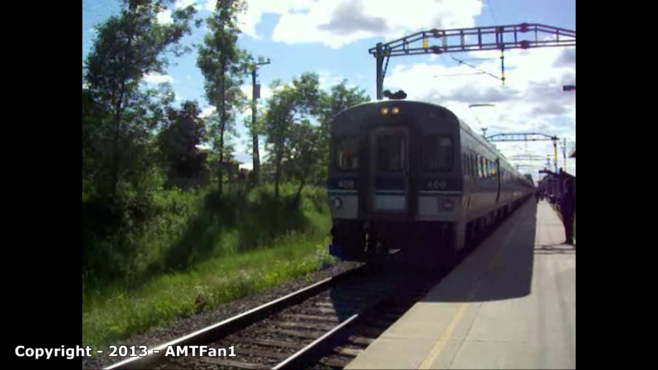 AMT Deux Montagnes train line video compilation YouTube