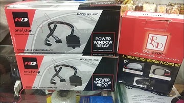 Automatic Folding Side Mirror and power window Relay