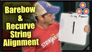 String Alignment Basics for Recurve & Barebow Archery | The BEST place to put your string alignment