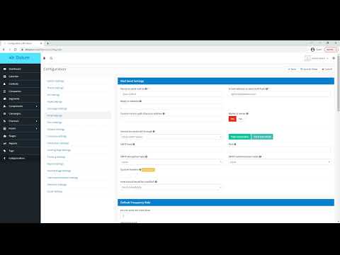Setting up SMTP Email With Alt Datum Email Marketing Automation Software