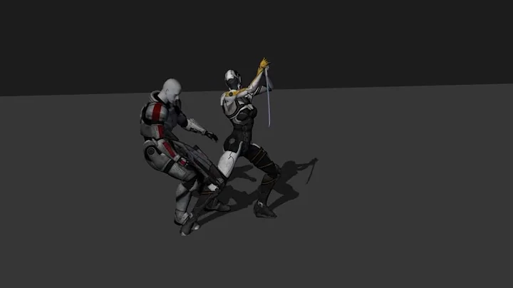 Mass Effect 3: Phantom animations