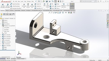 solidworks tutorial mounting bracket part 73