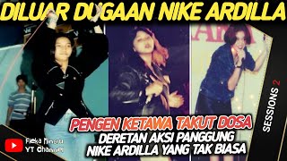 Deretan Momen Aksi Panggung Nike Ardilla Yang Tak Biasa dan Diluar Dugaan