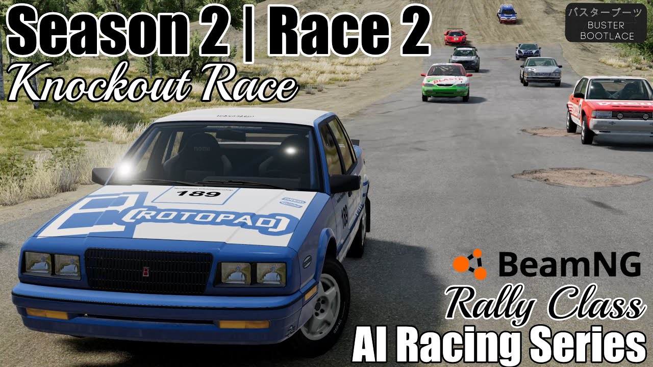 Knock Out Rence BeamNG AI Race Series | Season 2 Race 2 - Rally Class Knockout Race ...