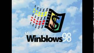 Microshaft Winblows 98 Startup But Its The Windows 95 Startup Sound