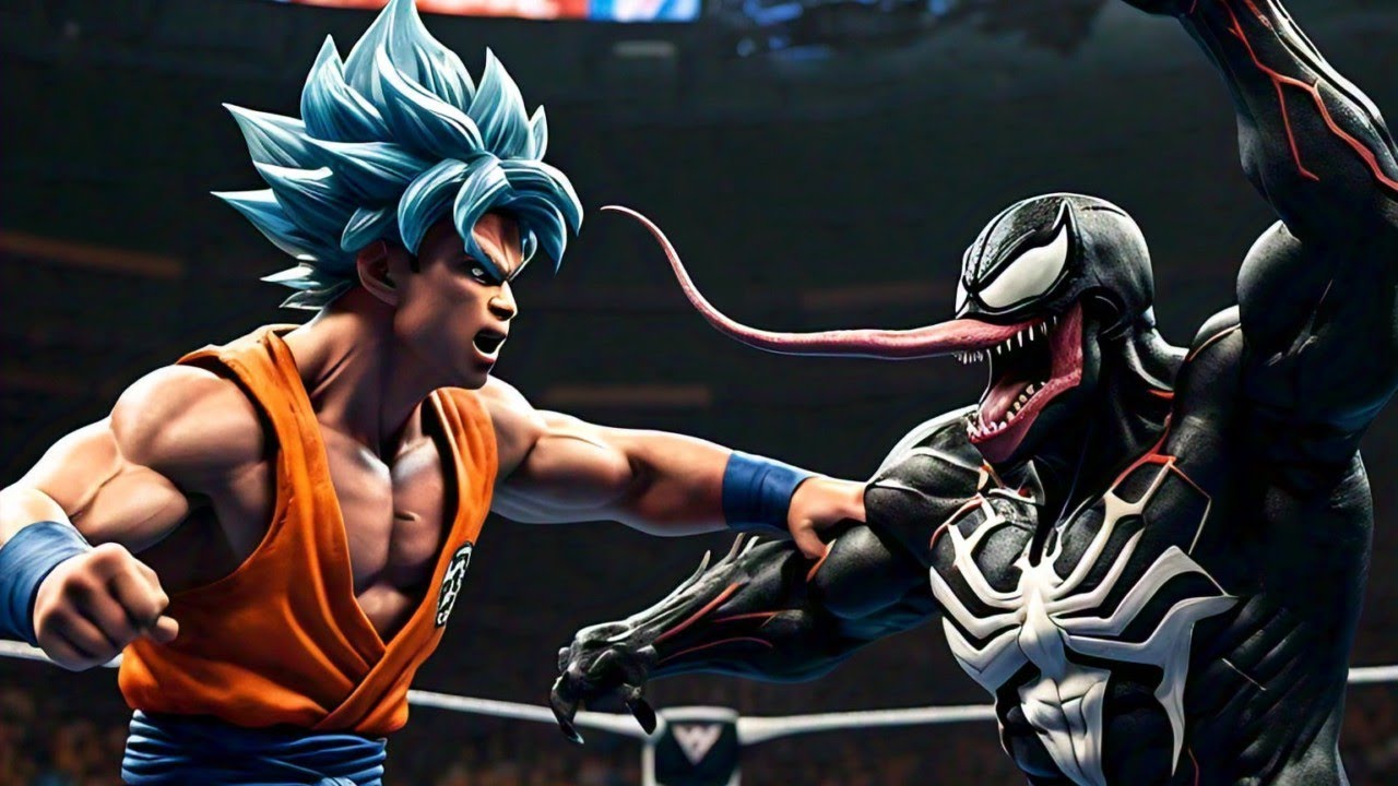 WWE | 2K24 | GOKU VS VENOM 4K - YouTube