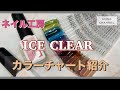 【カラー紹介】ICE CLEAR シリーズ全２０色✴︎ 加工無し！買う前に見てね　#ネイル工房
