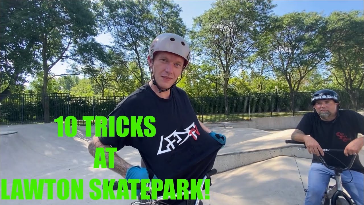 10 TRICKS AT LAWTON SKATEPARK! YouTube