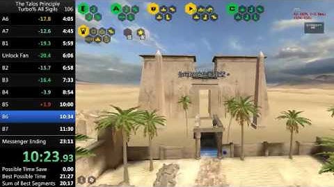 The Talos Principle - Turbo% All Sigils Speedrun in 22:57