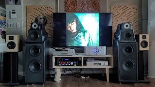 DIY Speaker 3.5way Test Recording  _ PASS ALEPH A5