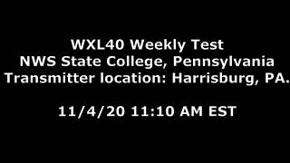 EAS: WXL40 Weekly Test (11/4/20)(EAS #499)