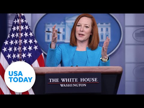 White House Press Secretary Jen Psaki holds press briefing with John Kerry (LIVE) | USA TODAY