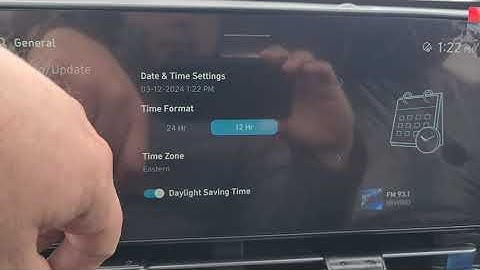 How to Enable Daylight Saving Time on Hyundai (ccNC) | 2024+ Models