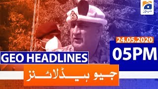 Geo Headlines 05 PM | 24th May 2020