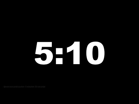 5 minutes 10 seconds [310 secs] clock timer countdown || Alarm Focus