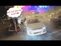 | 240sx | s13 Silvia RUNS away from COPS at car meet❗️🐷