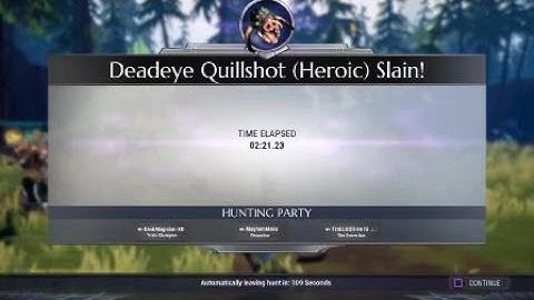 Dauntless Sub 3 Heroic Deadeye Quillshot